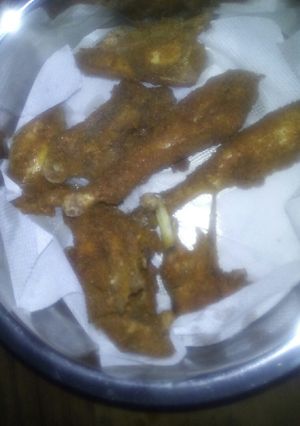 A picture of Coated chicken #authormarathon.