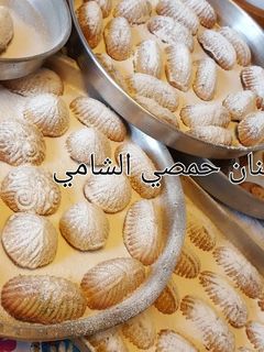 صورة لوصفة معمول بالجوز والتمر