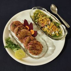 Veg aloo poha tikkis A picture of Veg aloo poha tikkis.