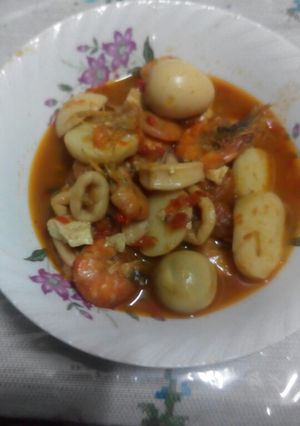 Foto resep Tomyam seafood campur