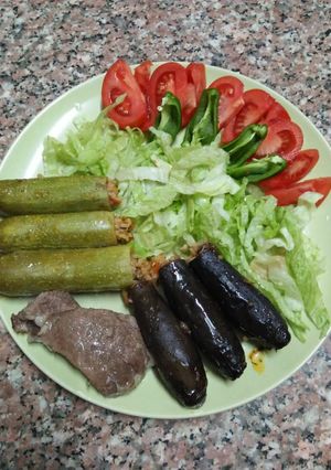 صورة لوصفة محشي كوسة وباذنجان