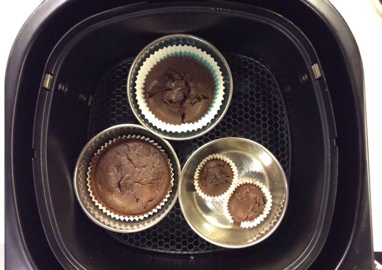 Recipe of Favorite Small batch healthy chocolate cupcakes