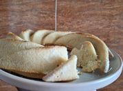 A picture of flour eggs milk