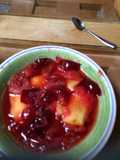Compota o mermelada de ciruela y manzana