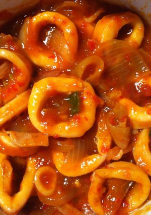 Foto resep Cumi Saos Padang Praktis 😘