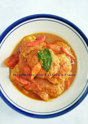 Foto resep Telur dadar padat pedas manis