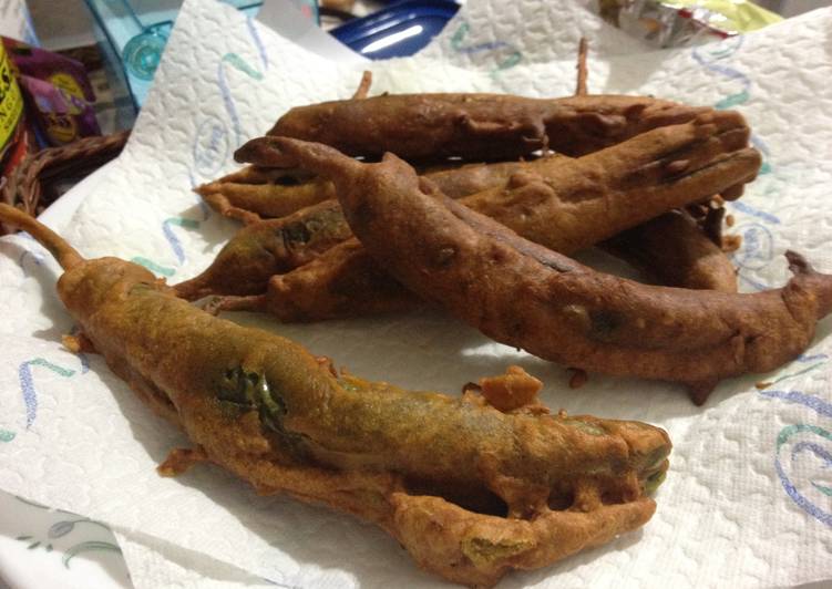 Simple Way to Make Any-night-of-the-week Mirchi Pakoda