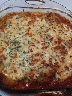 A picture of Spaghetti Squash Lasagna.