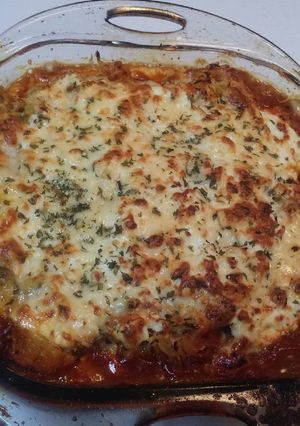 A picture of Spaghetti Squash Lasagna.