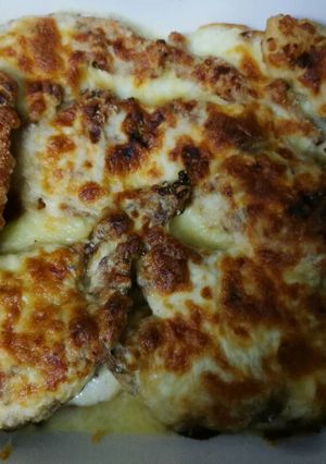 Una foto de Lomo con patatas y bechamel