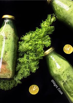 Foto resep Smoothie Kale Jahe Apel / Tomat 🥬🍎🍯