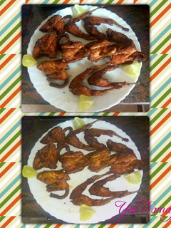 A picture of Kaadai 65(Quail Roast).