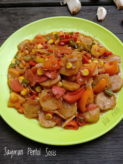 Foto resep Tumis Sayuran Pentol Sosis