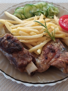 Sült oldalas és csirkeszárny #gluténmentes recept fotója