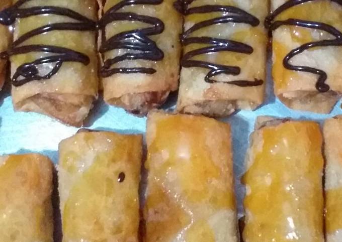 Resep Banana Spring Rolls, Lezat