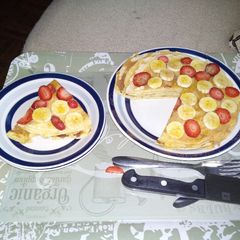 A picture of Pancake cake.