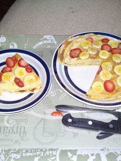 A picture of Pancake cake.