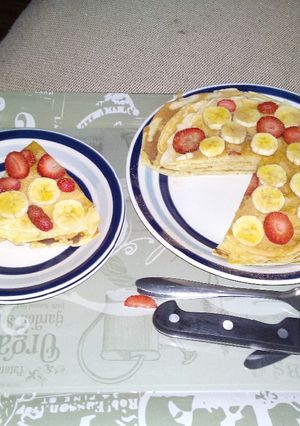 A picture of Pancake cake.