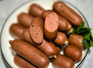 Foto resep Homemade Chicken Beef Sausage