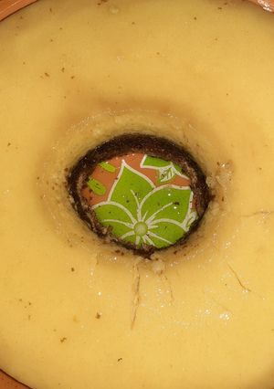 Una foto de Chocoflan