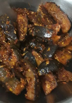A picture of Masala Baingan.