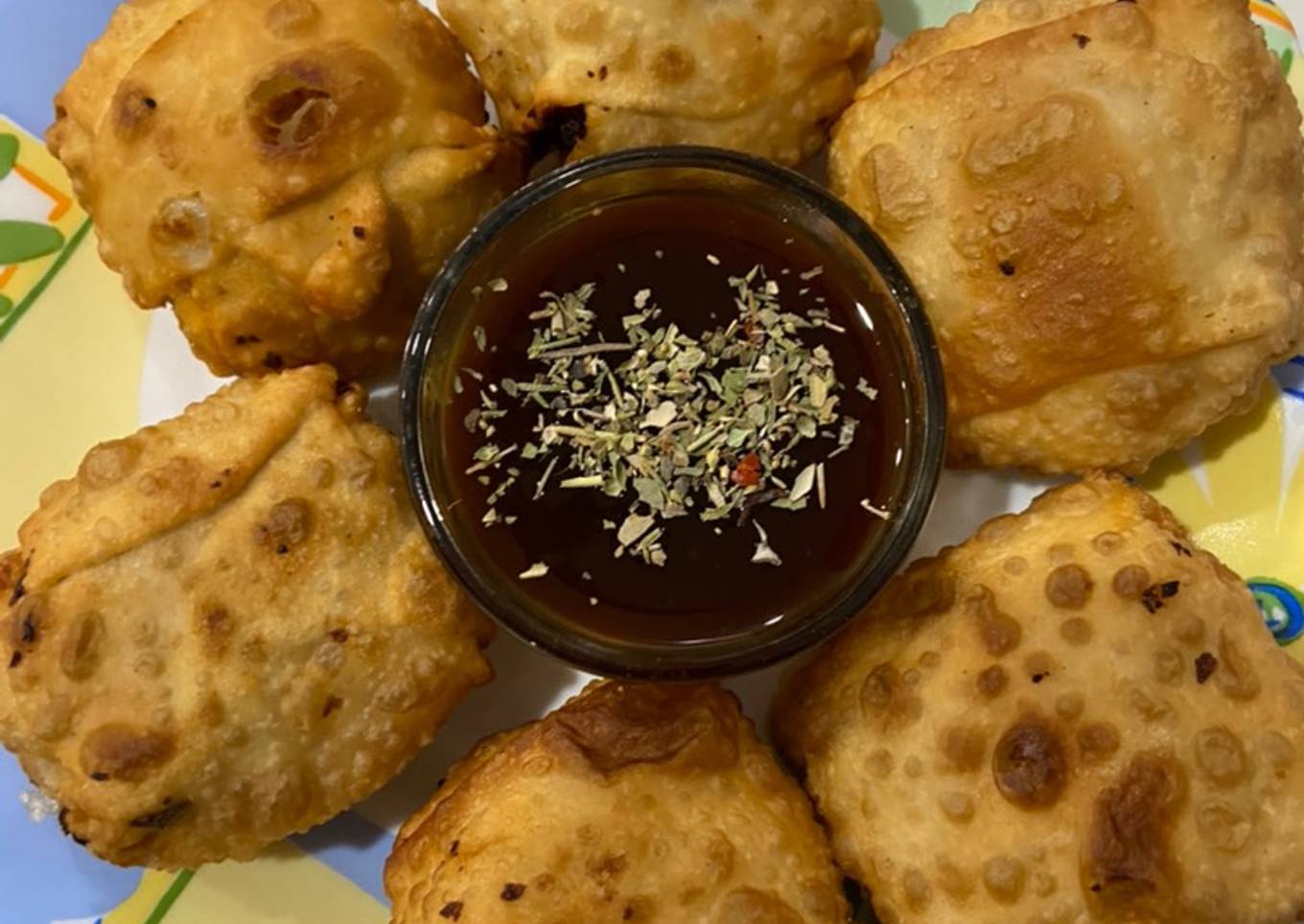 Chinese pocket samosa
