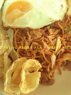 Foto resep Mie goreng pedas ala arien's kitchen
