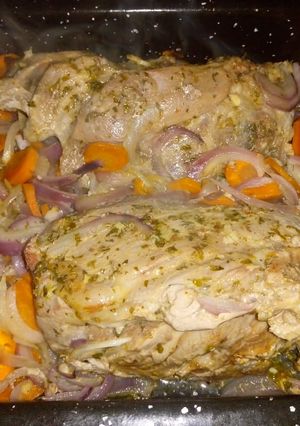 Una foto de Bondiola al horno!!