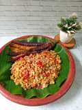 Kandas Sarai (Sambal Serai Khas Dayak)