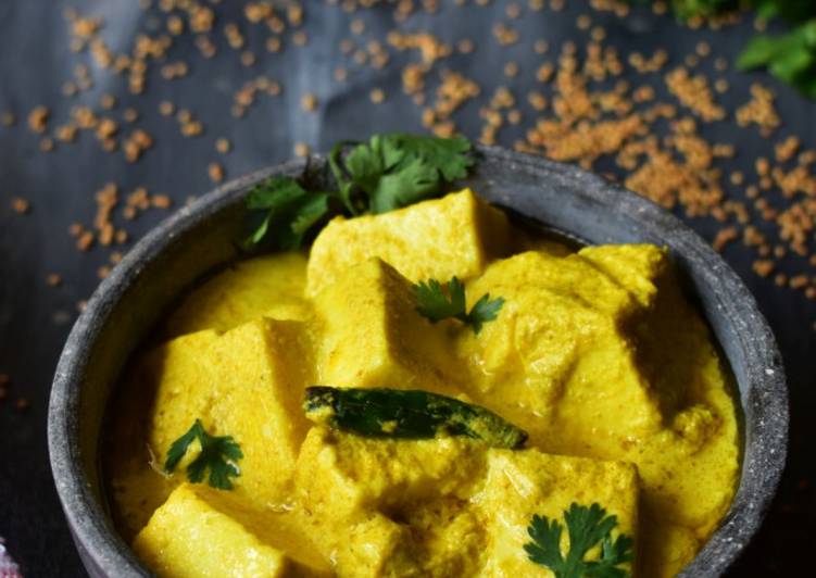 Bhapa Paneer Bengali Style Steamed Paneer