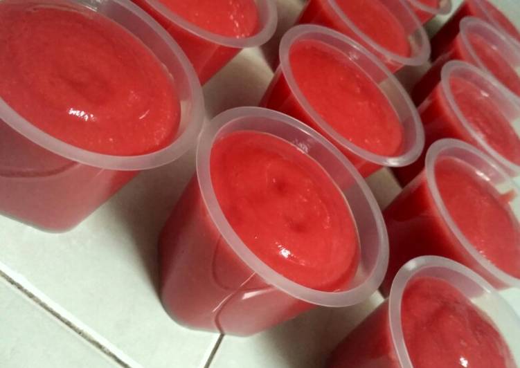 Langkah mengolah Pure Jambu Merah sedap