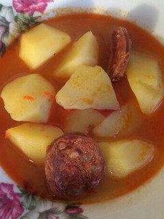 Una foto de Patatas a la riojana