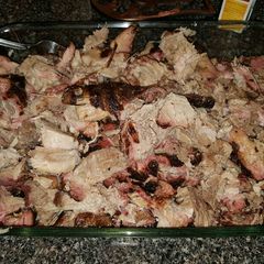 Smoked pork shoulder A picture of Smoked pork shoulder .