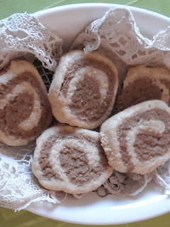 Una foto de Galletas caracolitos de café
