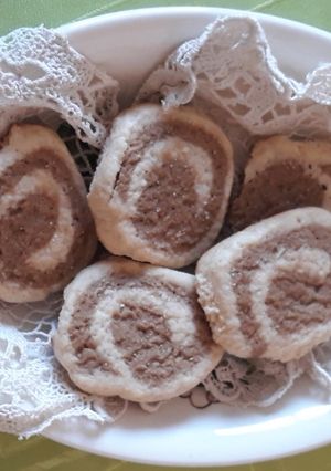 Una foto de Galletas caracolitos de café