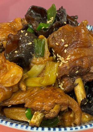 豆腐燒雞 的食譜成品照片