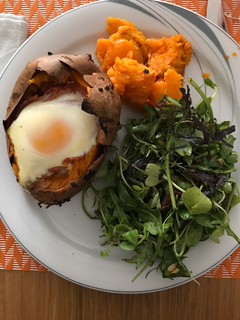 Une photo de Patate douce garnie