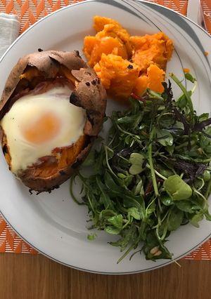 Une photo de Patate douce garnie