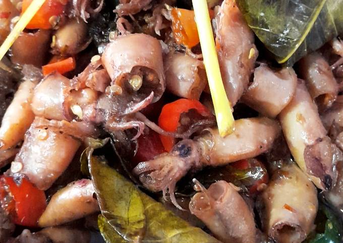 Cumi Asin Tumis Kecap 🦑🌶🧄