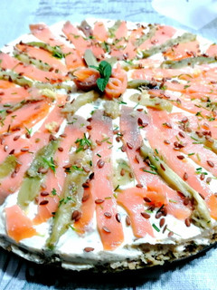 Foto di Cheesecake salmone e avocado