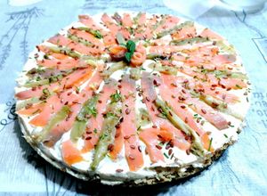 Foto di Cheesecake salmone e avocado