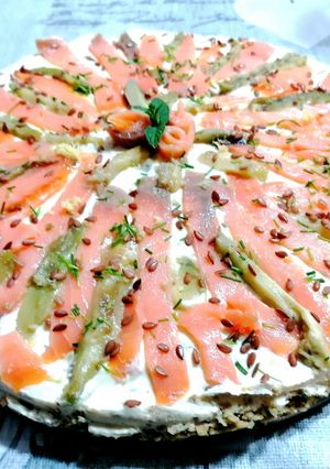 Foto di Cheesecake salmone e avocado