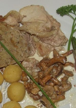 Une photo de Farce aux cèpes - Facile - Pour dinde ou chapon de Noël