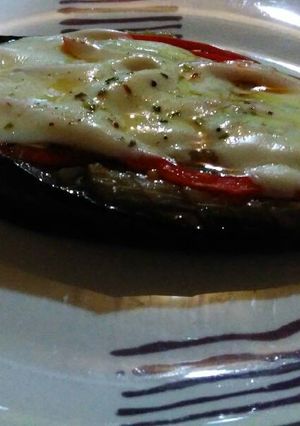 Una foto de Berenjena rellena