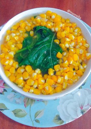 Foto resep Bening Bayam Jagung