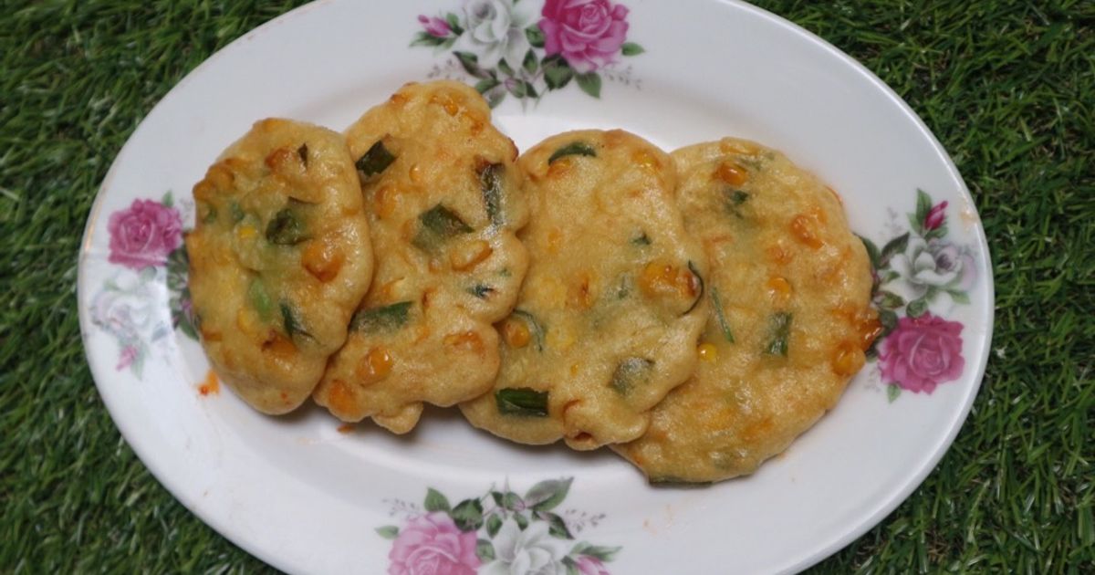 Perkedel jagung yummy -menu buka puasa