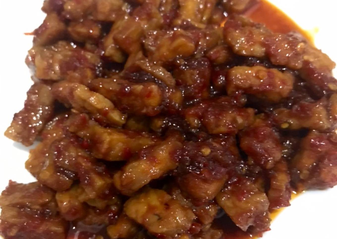 Tempe bumbu basah