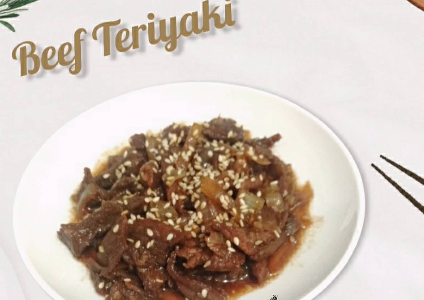 Beef Teriyaki (ala hokben)