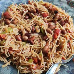 A picture of Peanut Vermicelli (without onion & garlic).