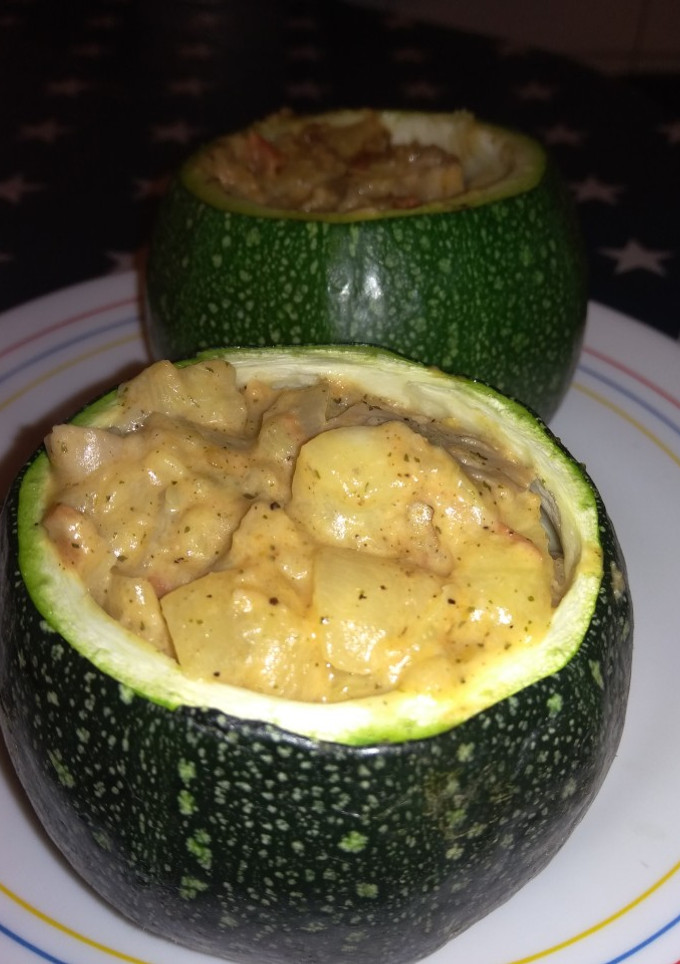 Una foto de Zapallitos rellenos